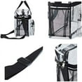 thumbnail image 4 of Bolsas de mano transparentes aprobadas para estadios, bolsas de viaje resistentes, mochilas deportivas grandes para el trabajo, la competición y la escuela, 4 of 5