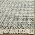 thumbnail image 3 of SAFAVIEH Boston Delmar Geometric Braided Cotton Area Rug, Grey/Ivory, 5' x 8', 3 of 6