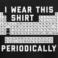 thumbnail image 3 of CafePress - I Wear This Shirt Periodical Women's Dark Pajamas - Women's Short Sleeve Print T-Shirt and Pants Dark Cotton Pajama Set, 3 of 7