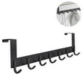 thumbnail image 1 of Over The Door Hook Hanger,Punch Free Coat Hooks Heavy-Duty Organizer, 1 of 5
