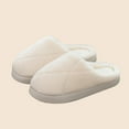 thumbnail image 6 of Bovxnpu Women's Warm Fuzzy Slippers Winter House Shoes, Women's Casual Winter Furry Strap Home Friendly Flat Slippers Comfy Soft Lightweight Indoor House Shoes, 6 of 6