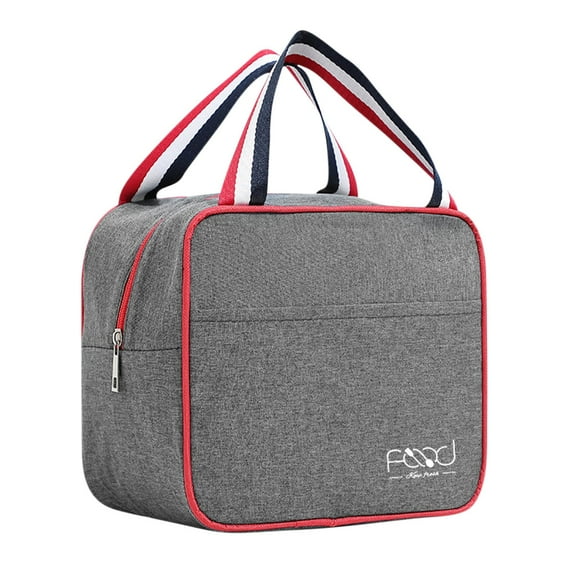 OAVQHLG3B Oxford Cloth Lunch Bag Outdoor Picnic Bag Portable Lunch Bag Bento Bag Large Heat Preservation Bag Ice Bag