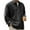 Black #1, variant on Mens Corduroy Shirt Button Down Long Sleeve Overshirt Solid Color Texture Collared Jackets Vintage Fall Shacket,Navy XL