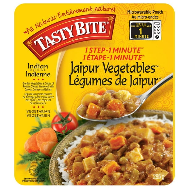Légumes de Jaipur cuisine indienne 1 Étape - 1 Minute de Tasty Bite 285 g