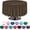 Brown, variant on Lime Green 6 Pack Plastic Table Cloth 54" x 108", Disposable Tablecloths Rectangle Table Cover, Plastic Tablecloths for Parties