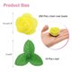 thumbnail image 2 of Uxcell 250 piezas cabezas de rosa de espuma de 1.4 pulgadas con 10 piezas de hojas de 5 cm para accesorios de manualidades, Amarillo, 2 of 5