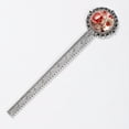 thumbnail image 2 of Petal flowers Book Accessories: Vintage Silver Lace-Edged Bookmark – a Gift for Readers and Book Lovers, 2 of 5