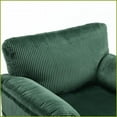 thumbnail image 4 of Oversized Swivel Chenille Lounge Chair | 38.55”W Single Seat | Green | Cushion Back | Pillow Top Arms | for Living Room Bedroom Office, 4 of 22