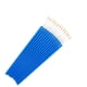 thumbnail image 1 of Juego de 50 pinceles con mango azul, pinceles planos de nailon, pinceles para acuarela al óleo., 1 of 1