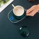 thumbnail image 5 of Juego de posavasos con calefacción de Taza de cerámica, 55 ℃, Temperatura Constante, Lindo Juego de Calentador de Tazas para hogares, Oficina, Regalos, Verde, 5 of 14
