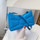 thumbnail image 1 of Bolsa Moda mujer PU hombro axila bolso color sólido pequeños bolsos (azul) Ehuebsd Para estrenar, 1 of 8