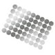 thumbnail image 2 of 108Pcs Dot Stickers Pure Color Round Shaped PVC Wide Application Circle Stickers for Office Bedroom Kitchen 7.8x11.2in Silver(1.1x1.1in), 2 of 5
