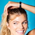 thumbnail image 5 of Gimme Beauty Medium Hair Spiral Phone Cord Hair Bands - No-Snag Elastic Bands for All Hair Types - Non-Pulling Soft Hair Ties - Hair Accessory - Essentials Ponytail Holder - Black, 8 Pack, 5 of 6