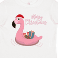 thumbnail image 4 of Inktastic Flamingo Merry Christmas Boys or Girls Toddler T-Shirt, 4 of 5