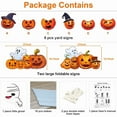 thumbnail image 6 of DUNCHATY 5pc Spooky Halloween Yard Signs with Metal Stakes, Pumpkin, Ghost, Monster Decor with Stakes - Trick or Treat Party & Outdoor Display, 6 of 9