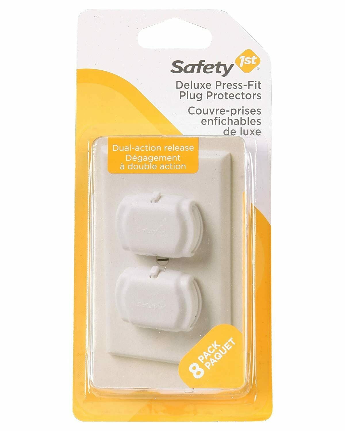 Pack of 16 Safety 1st Deluxe Press-Fit Outlet Plug Protectors 48307 - 806516