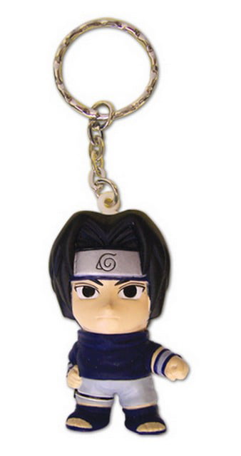 **Legit** Naruto Shippuden Authentic PVC Keychain SD Sasuke Uchiha #36696