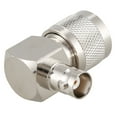 thumbnail image 4 of 2X UHF PL259 -259 Male to BNC Female Right Angle Adapter Connector,Silver, 4 of 7