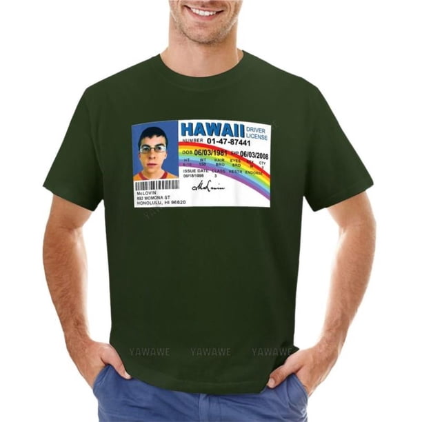 Camisetas de verano para hombre, camisetas de McLovin Drivers, ropa estética, camisetas de talla grande, camisetas gráficas divertidas para hombre.