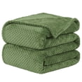 thumbnail image 1 of Unique Bargains Luxury Fleece Bed Blanket Woven Mesh, 1 of 10