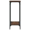 thumbnail image 3 of vidaXL Table Console Chêne Brun 75x30,5x75 cm Bois Manufacturé, 3 of 5