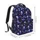 thumbnail image 2 of Disketp Skull flower leaf purple Mochila Estampada para Hombre y Mujer – Mochila Ligera Clásica con Múltiples Bolsillos para Universidad, Trabajo y Viajes-One Size, 2 of 5
