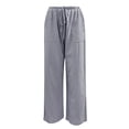 thumbnail image 3 of WILLBEST Pantalones Casuales de Pana para Mujer, Corte Recto y con Bolsillos, Cómodos para el Día a Día. Mediana, 3 of 4