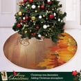 thumbnail image 6 of FMSHPON Colorful Vegetables Xmas Christmas Tree Skirt Stand Mat for Holiday Party Decoration Indoor Outdoor 36 inches, 6 of 6