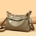 thumbnail image 4 of Bolso de mano de mujer de gran capacidad y alta calidad, bolsos tipo mensajero de color sólido, bolso cruzado de cuero de lujo para mujer, bolso de mano para mujer, 4 of 5