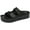 Black, variant on CHEERMORE Women's Slide Female Platform Sandals Adult