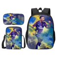 thumbnail image 1 of 3-pack soccer star Mbappe backpack student school bag-1 Y3-WELLNESS Y3 Pencil Pouch, 1 of 1