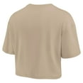 thumbnail image 3 of Women's Fanatics Khaki Miami Heat Elements Super Soft Boxy Cropped T-Shirt, 3 of 7