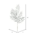 thumbnail image 2 of Vickerman 22" Silver Glitter Honey Locust Artificial Christmas Spray. Includes 6 sprays per pack., 2 of 2