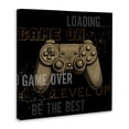 thumbnail image 2 of Stupell Industries Contemporary Gamer Controls Phrases Canvas Art, 24 x 24, by Kim Allen, 2 of 7
