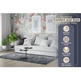 thumbnail image 5 of L'Baiet Lyla Blue Traditional Washable 8 ft. x 10 ft. Fabric Area Rug, 5 of 6