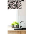 thumbnail image 3 of Ambesonne Cherry Blossom Window Valance, Natural Rustic, 54" X 12", Dark Brown Blush White, 3 of 3