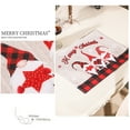 thumbnail image 5 of Christmas Gnome Placemats Set of 4,13"x8.5" Rectangle Buffalo Plaid Winter Table Mats,Holiday Table Mats for Party Kitchen Dining Decoration, 5 of 6
