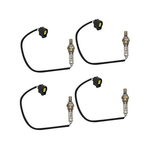 Oxygen Sensor Set 4 Piece - Compatible with 2008 - 2010 Dodge Grand Caravan 4.0L V6 2009 2011 2012 2013 2014 2015 2016 2017 2018 2019 2020