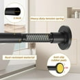 thumbnail image 4 of Shower Curtain Rod Adjustable 30-80" with Holder, Anti-Rust & Spring Tension No Drill, for Bathroom, 4 of 4