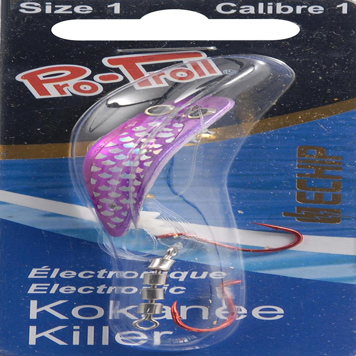 ProTroll Kokanee Killer Fishing Lure, 1Inch, Purple Coe, Includes the