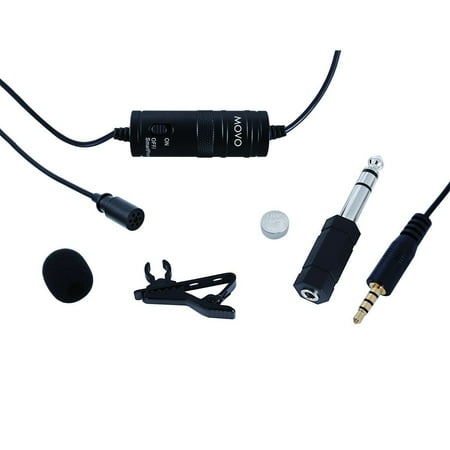 Movo LV1 Universal Lavalier 3.5mm Trs/trrs