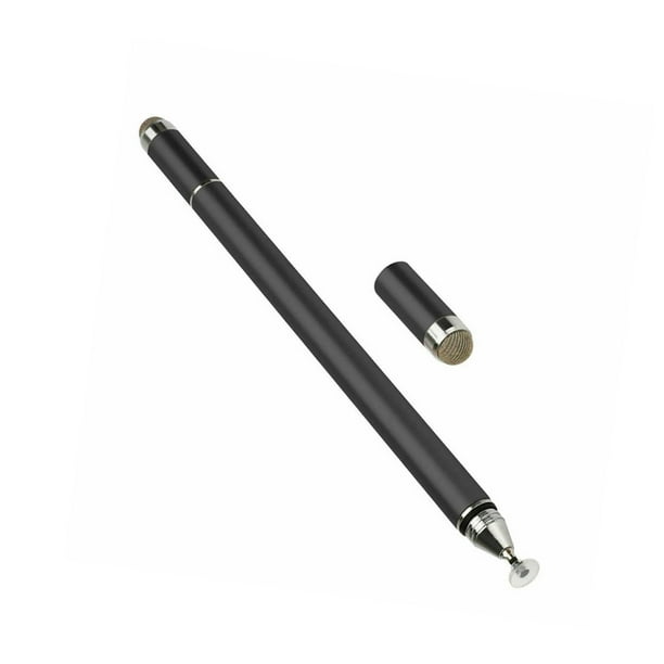 Matsuzay Lápiz de pantalla táctil 4 en 1 para teléfono inteligente, tableta, portátil, capacitiva, lápiz óptico inteligente, libro de Electrónica Negro