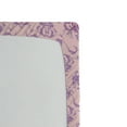 thumbnail image 3 of Ambesonne Damask Fitted Sheet, Pastel Floral Shapes Print, Twin Size, Pale Pink and Violet, 3 of 5