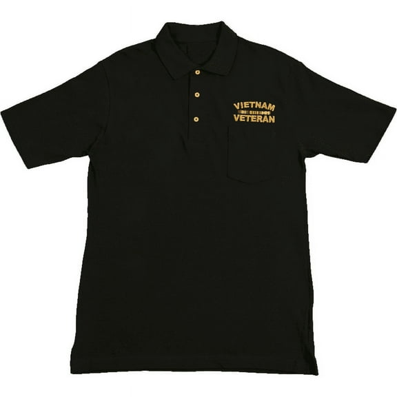 Golf Shirts with pocket - Vietnam - Black