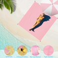 thumbnail image 4 of Manta de playa BYDOLL, 305 x 274 cm, impermeable y resistente a la arena, 4 of 7