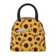 thumbnail image 1 of Disketp Artistic Zebra Print Sunflower Bolsa Térmica para Almuerzo, Lonchera con Abertura Amplia y Gran Capacidad, Organizador Reutilizable para Mujeres, Hombres y Adultos, 1 of 6