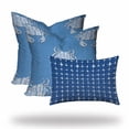 thumbnail image 6 of HomeRoots Blue, White Crab Enveloped Coastal Throw Indoor Outdoor Pillow, 6 of 7