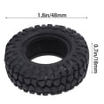 thumbnail image 5 of 4PCS 48mm 1.0 Soft Tires Tyre for 1/24 RC Crawler Car Axial SCX24 90081 AXI00002 Upgrade Parts, 5 of 8