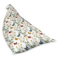thumbnail image 2 of Spring Lounger Chair Bag, Butterflies Flying over Daisy Chamomiles Field Meadow Summer Revival Flourish Motif, High Capacity Storage with Handle Container, Lounger Size, Multicolor, by Ambesonne, 2 of 5
