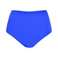 thumbnail image 4 of Conairie Bikini Bottoms For Womens High Cut Tummy Control Swimsuit Ruched Scrunch Bathing Suit Bottom Blue L, 4 of 4